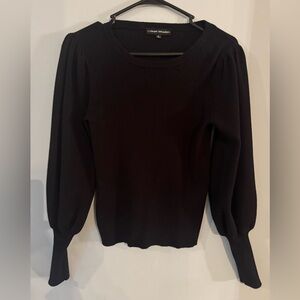 Catherine Malandrino Black Long Sleeve Top